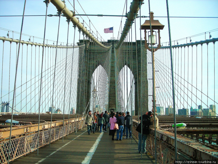 Brooklyn Bridge Нью-Йорк, CША