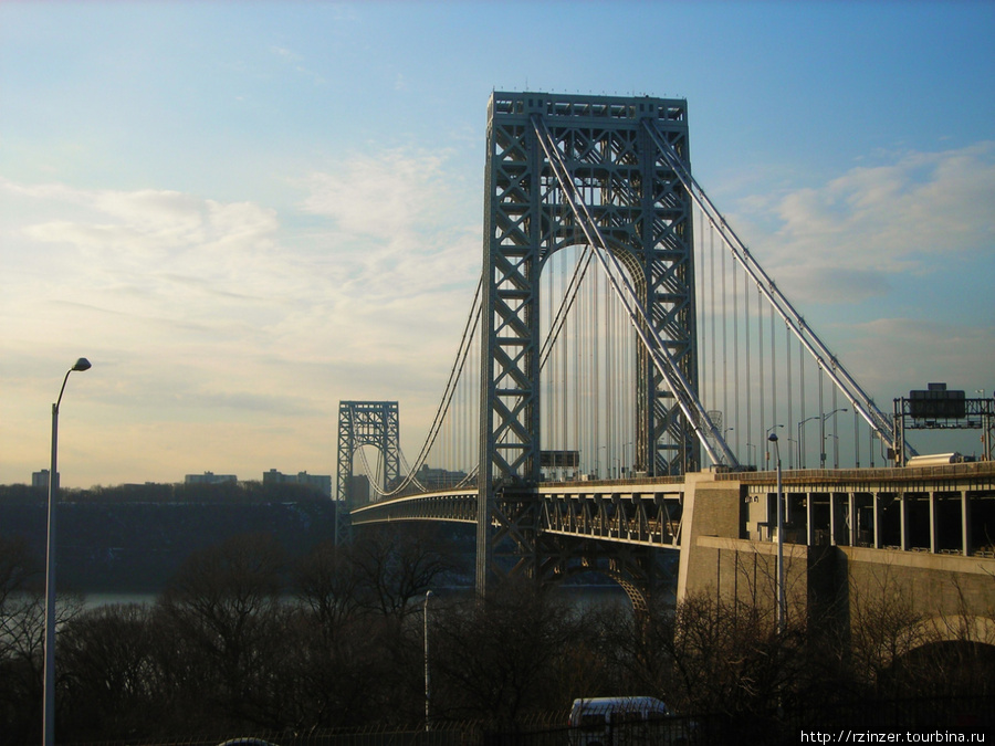 G. Washington Bridge. Нью-Йорк, CША