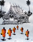 Основной символ Лаоса — храмовые постройки и буддистские монахи