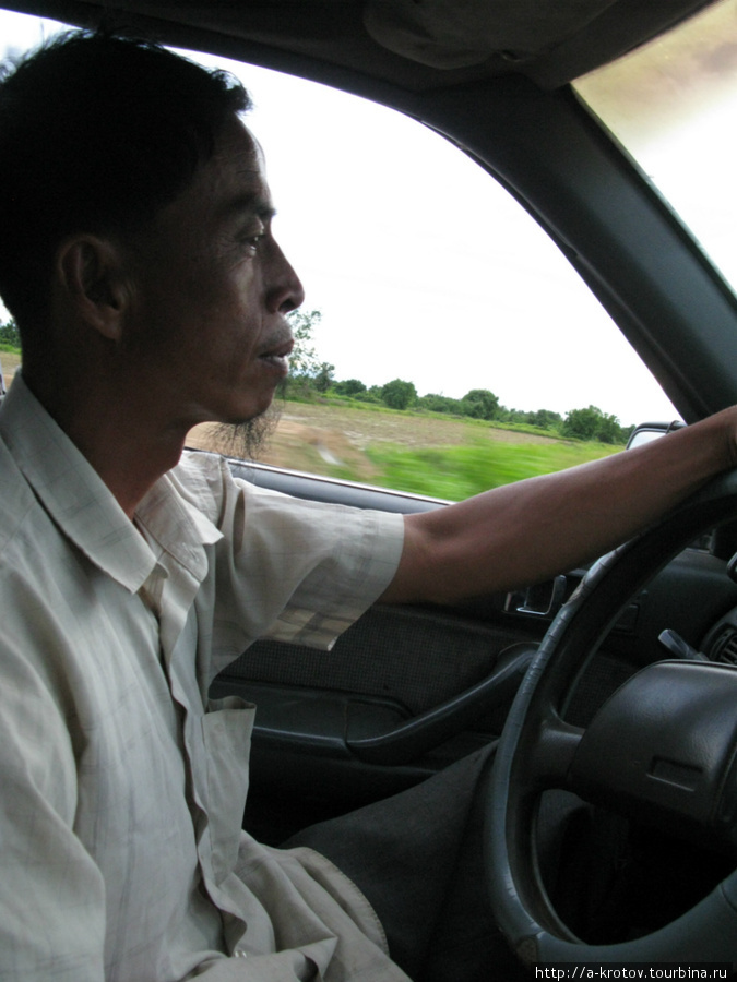Автостоп — водитель Провинция Баттамбанг, Камбоджа
