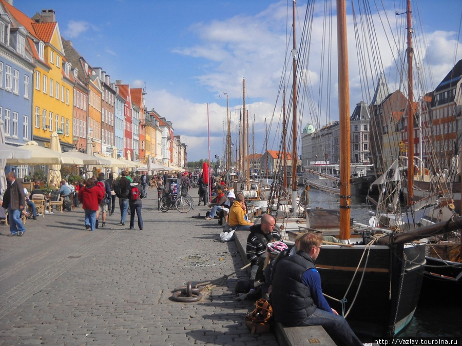 Гуляющие и отдыхающие Копенгаген, Дания
