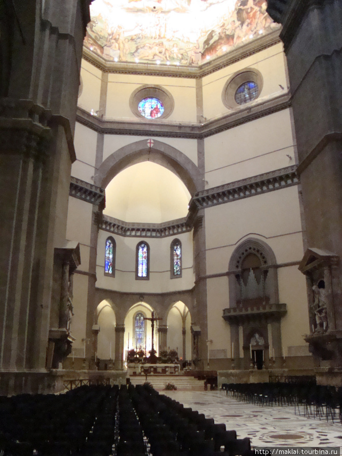 Флоренция. Интерьер собора Санта Мария дель Фиоре. Флоренция, Италия