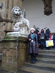 Флоренция. Лоджия Делла Синьории. Античный лев.