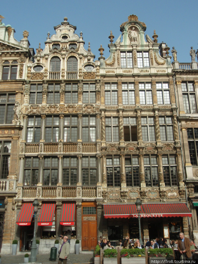 Прекрасные фасады Брюссель, Бельгия