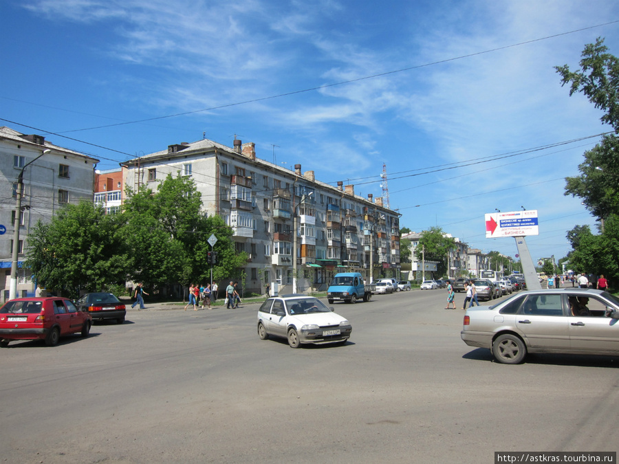 перекресток улиц Интернациональная и Жабаева Петропавловск, Казахстан