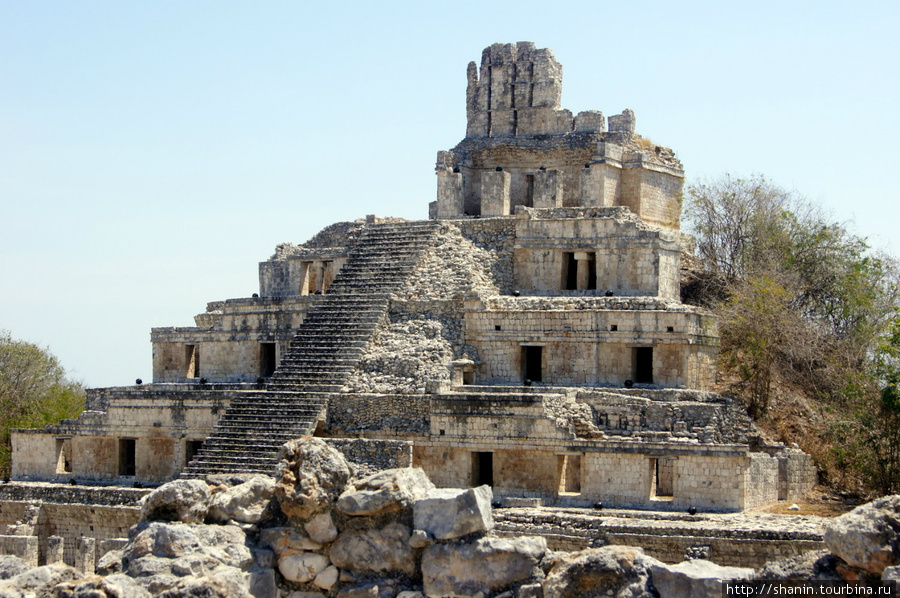 Мир без виз — 278. Первые руины майя Штат Кампече, Мексика