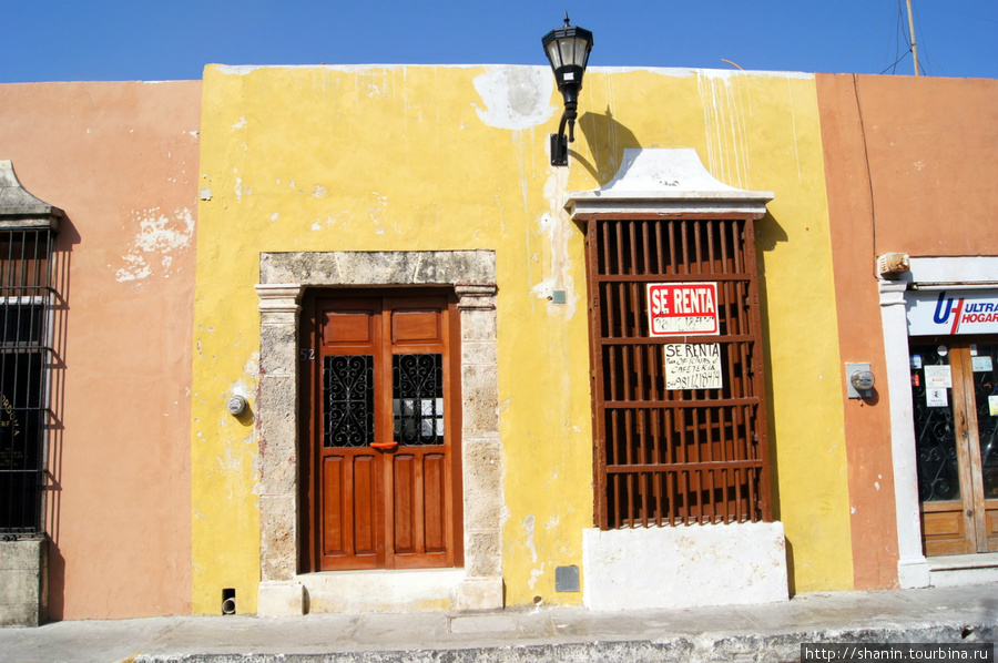 Старый дом в колониальном стиле Кампече, Мексика