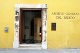 Главный архив штата Кампече — тоже в старом колониальном здании