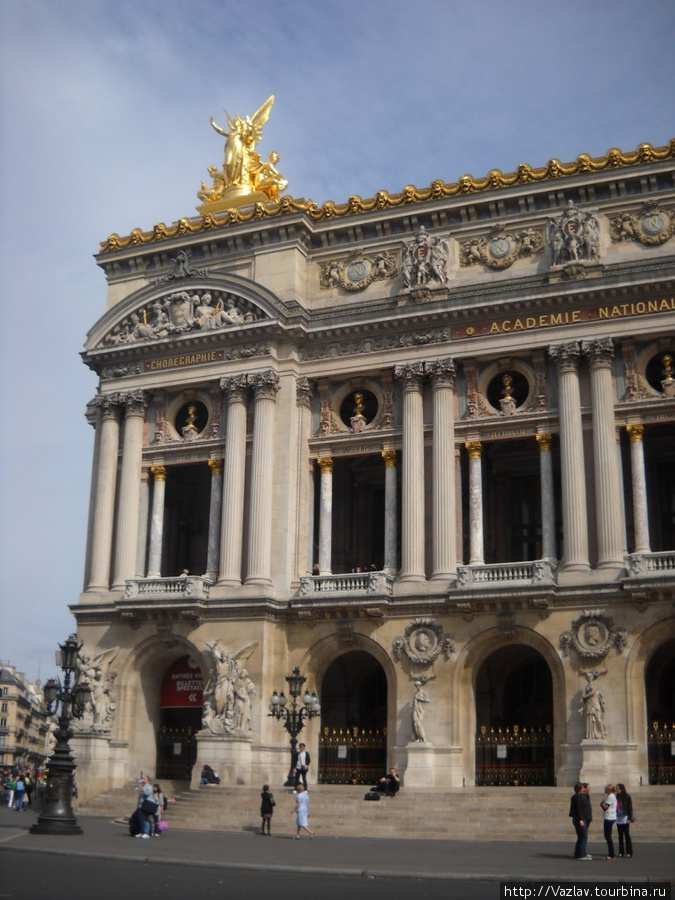Фрагмент фасада Париж, Франция