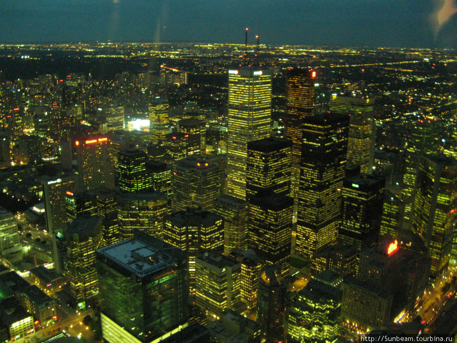 Телебашня CN Tower Торонто, Канада