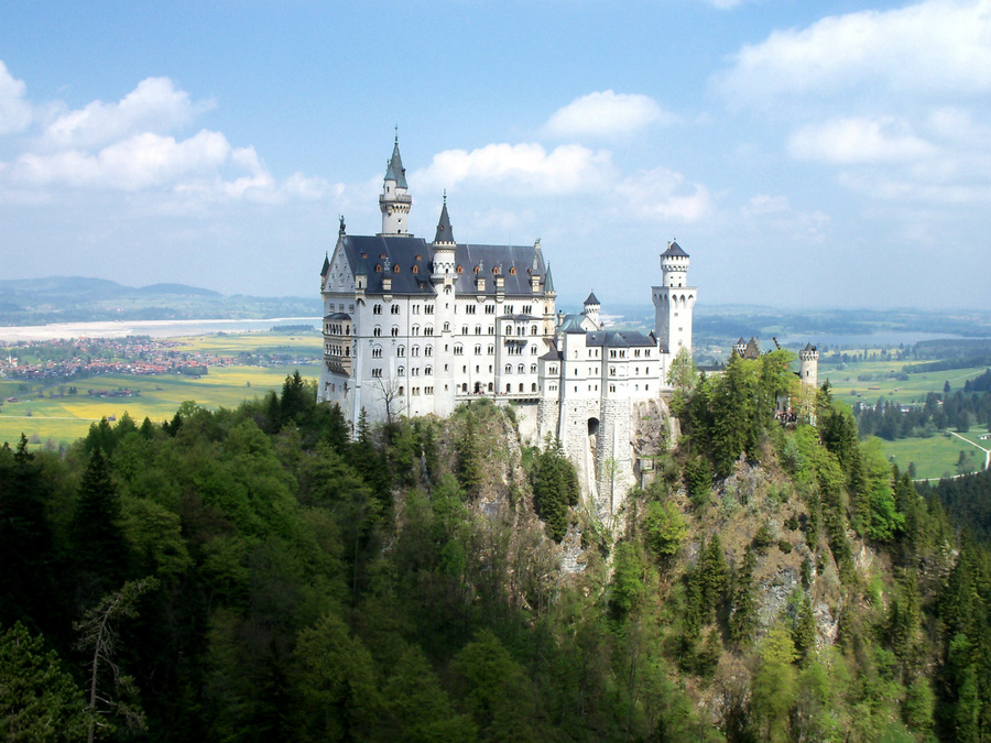 Замок Neuschwanstein Швангау, Германия