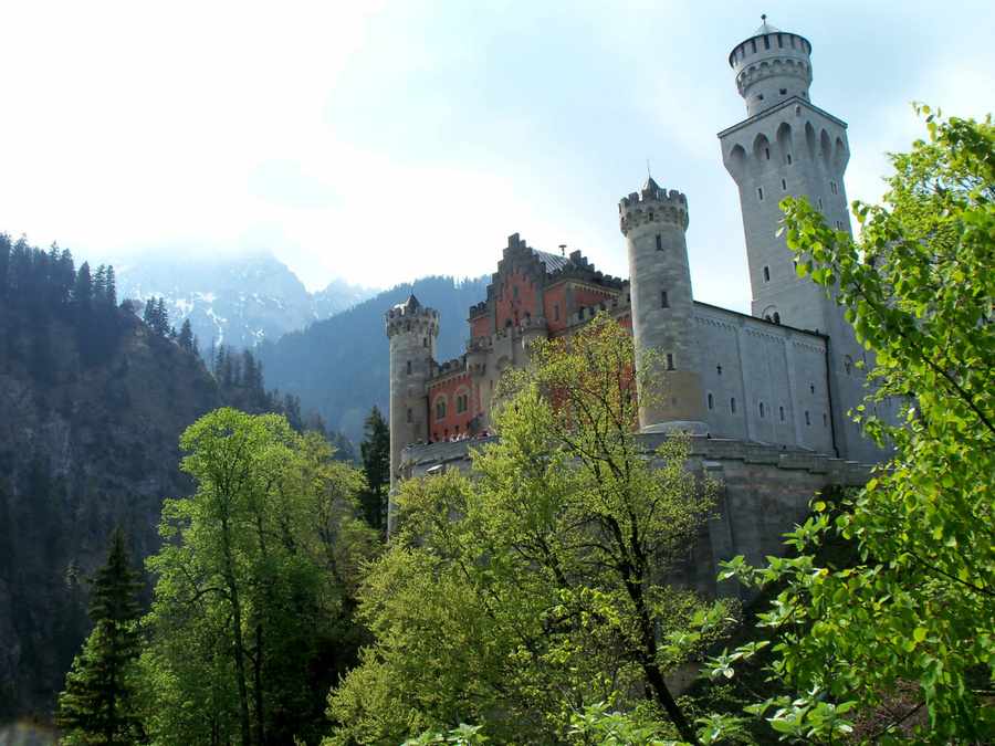 Замок Neuschwanstein Швангау, Германия