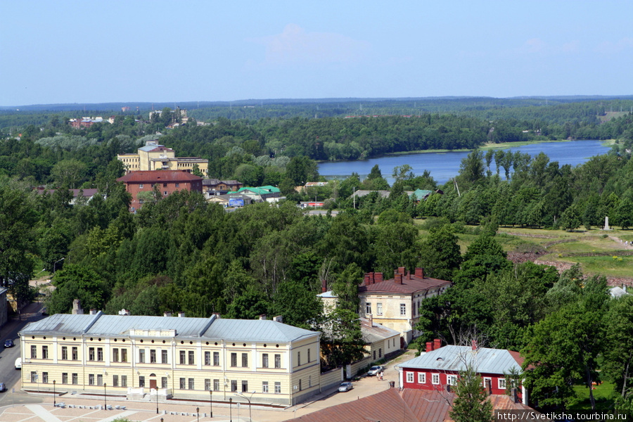 Часовая башня и виды с нее Выборг, Россия