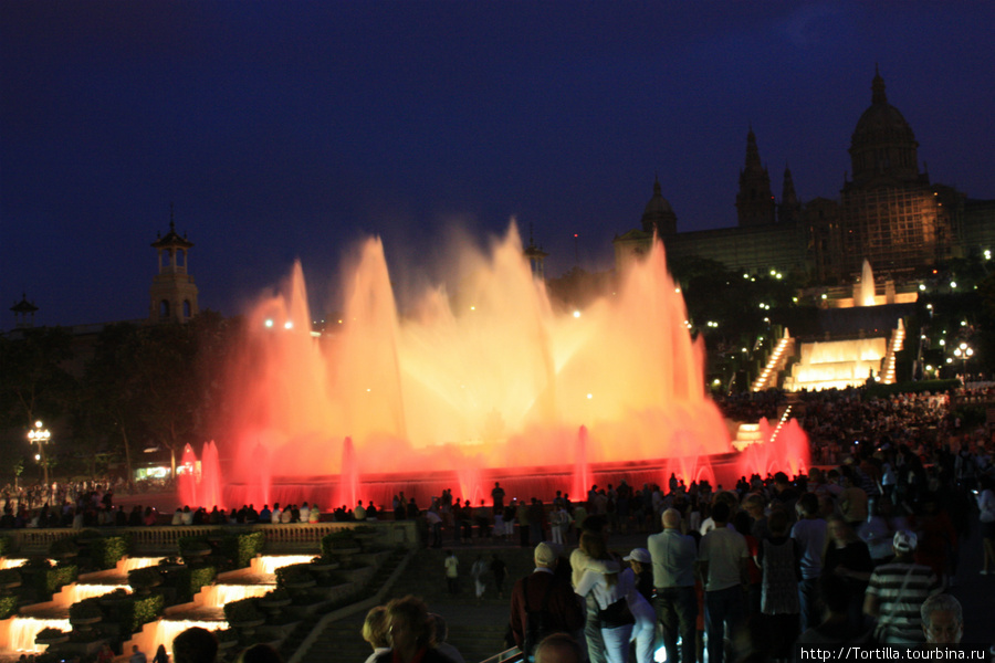 Мозаика Барселоны - Поющие фонтаны Барселона, Испания