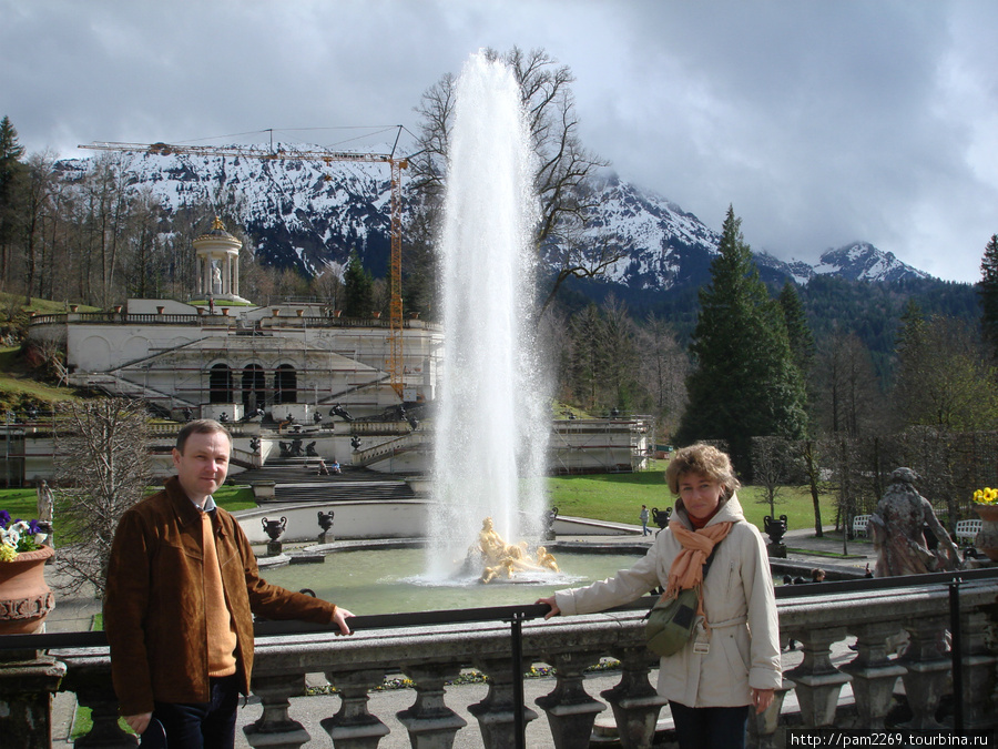 фонтан включили как по заказу Земля Бавария, Германия
