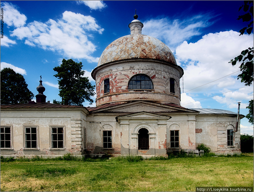 Церковь в Гиблицах Рязанская область, Россия