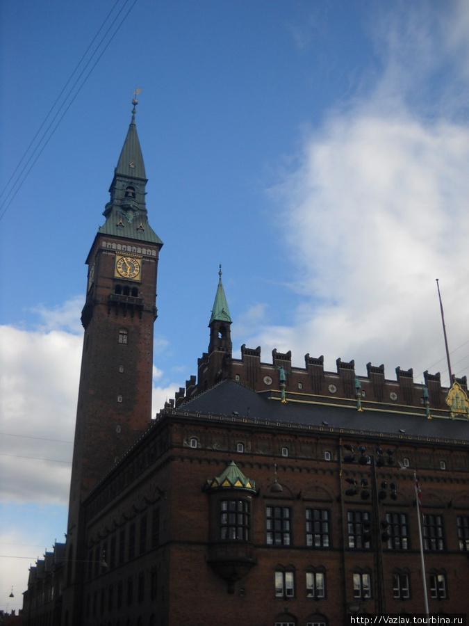 Ратуша и её башня Копенгаген, Дания