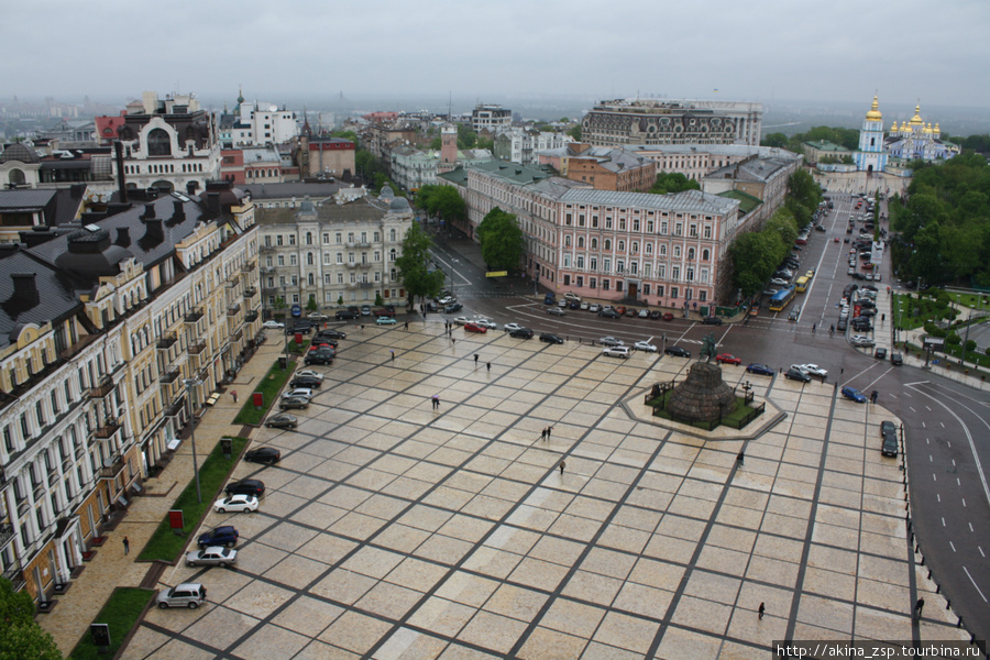 Вид с колокольни Софии Киевской Киев, Украина