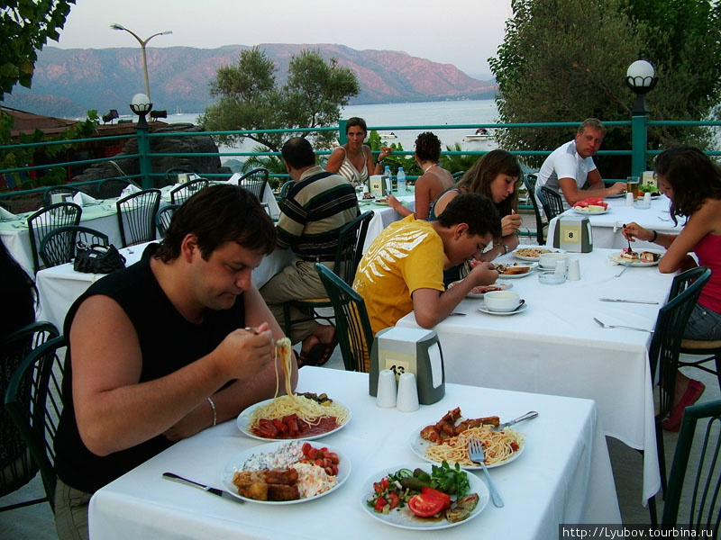 Ужин в отеле Мармарис, Турция