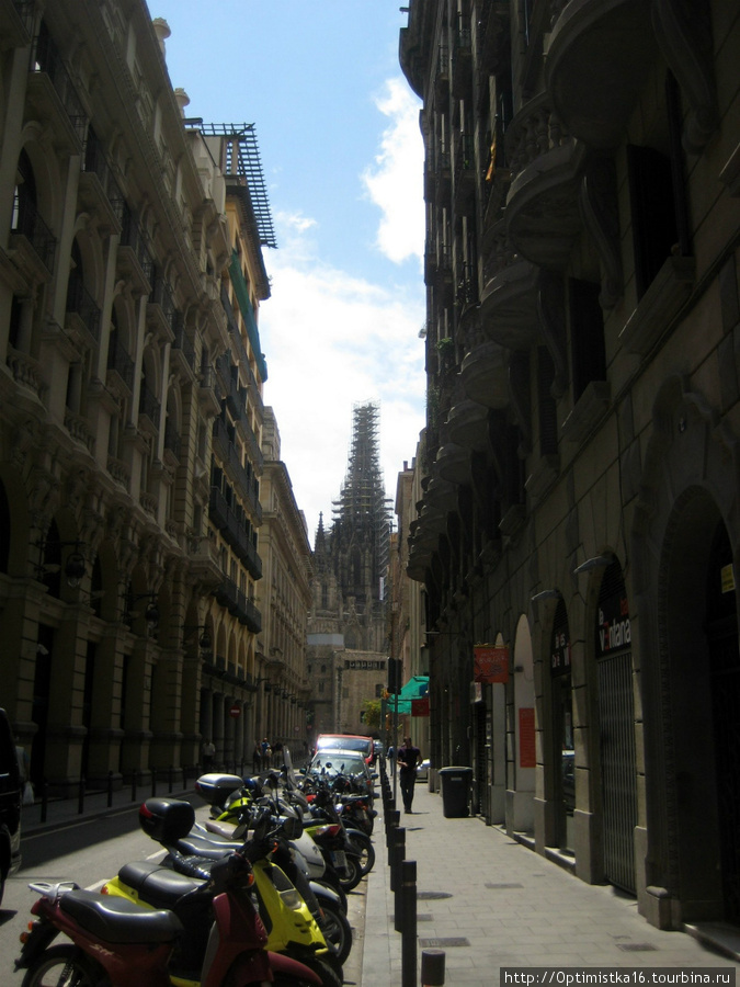 Наш первый день в Барселоне. Готический квартал и Рамбла. Барселона, Испания
