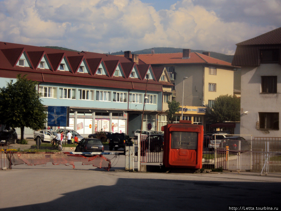 Выезд с автостанции Беране Черногория