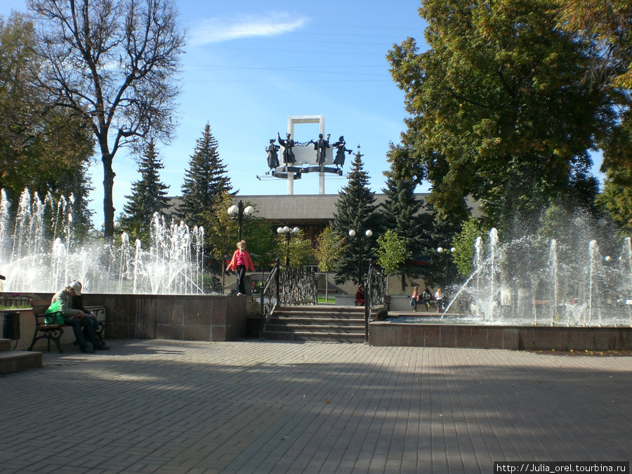Поющие фонтаны Тула, Россия