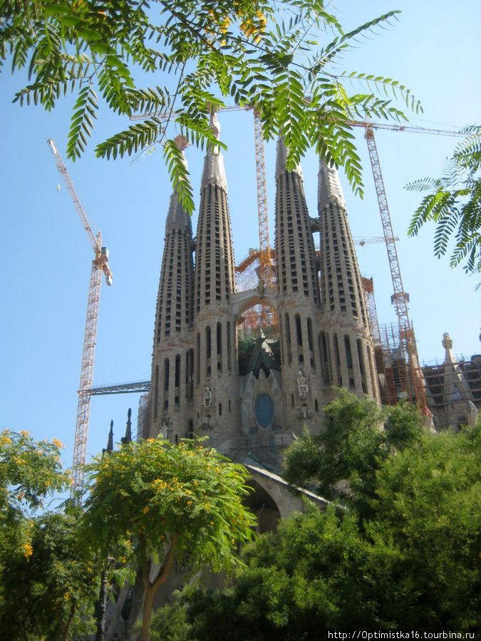 Вокруг Sagrada Familia Барселона, Испания