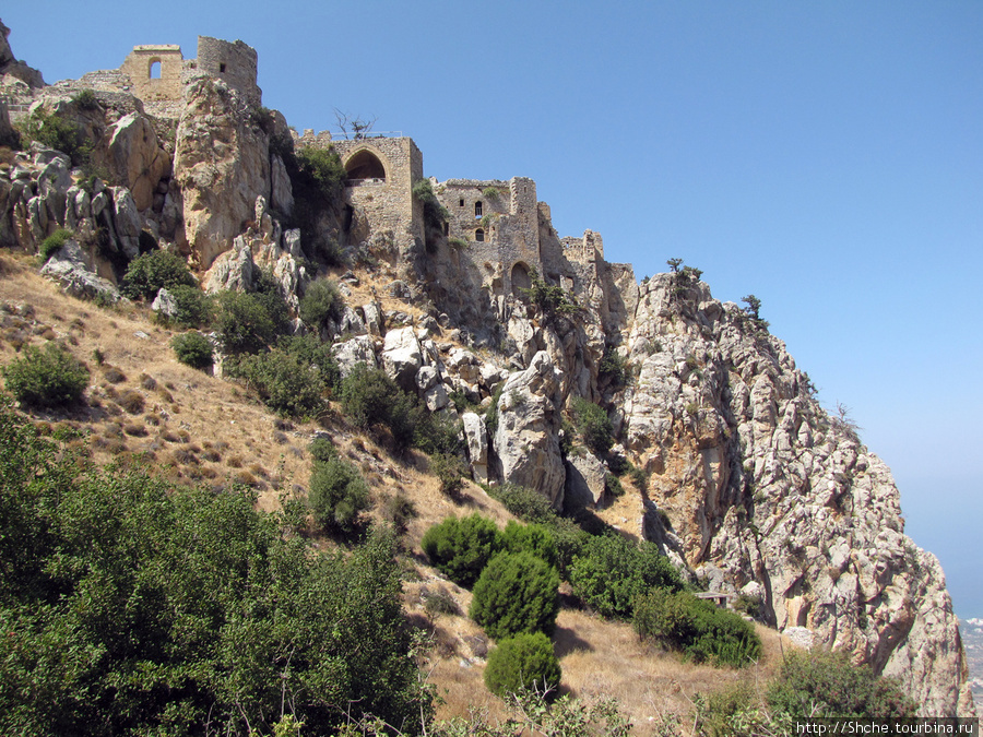 восточное крыло второго уровня Святого Иллариона замок, Турецкая Республика Северного Кипра