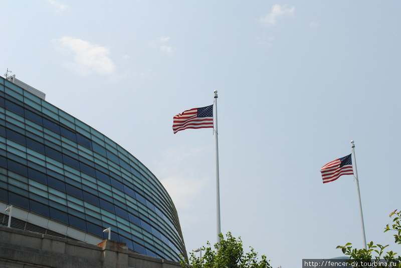 Soldier Field - стадион-мемориал Чикаго, CША