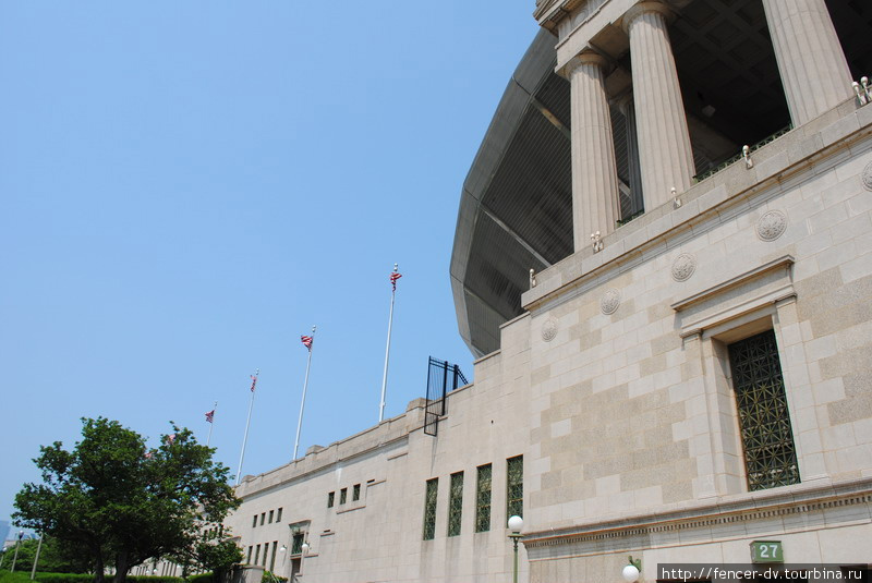 Soldier Field - стадион-мемориал Чикаго, CША