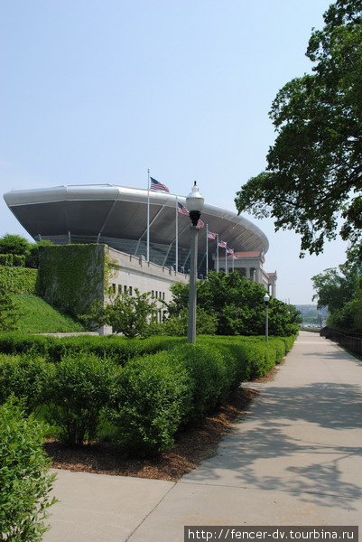 Soldier Field - стадион-мемориал Чикаго, CША