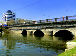 Мост по улице Малышева через канал реки Исеть