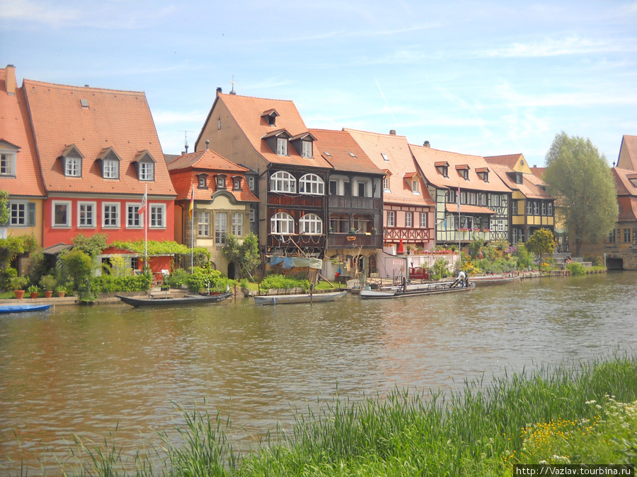 Домики у воды — так выглядит Маленькая Венеция Бамберг, Германия