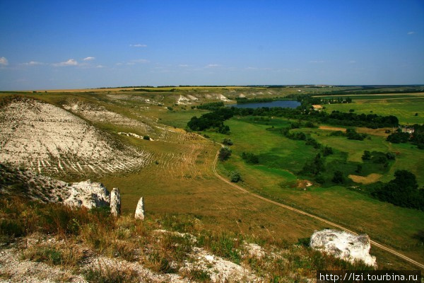 Меловые скалы Белокузьминовка, Украина