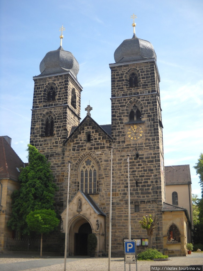 Лучший вид на церковь Бамберг, Германия