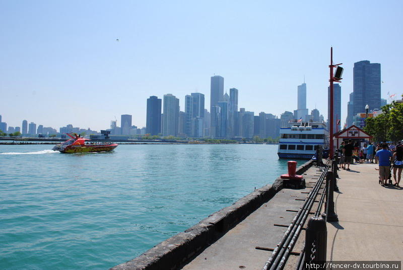Navy Pier или Чикагский бродвей Чикаго, CША