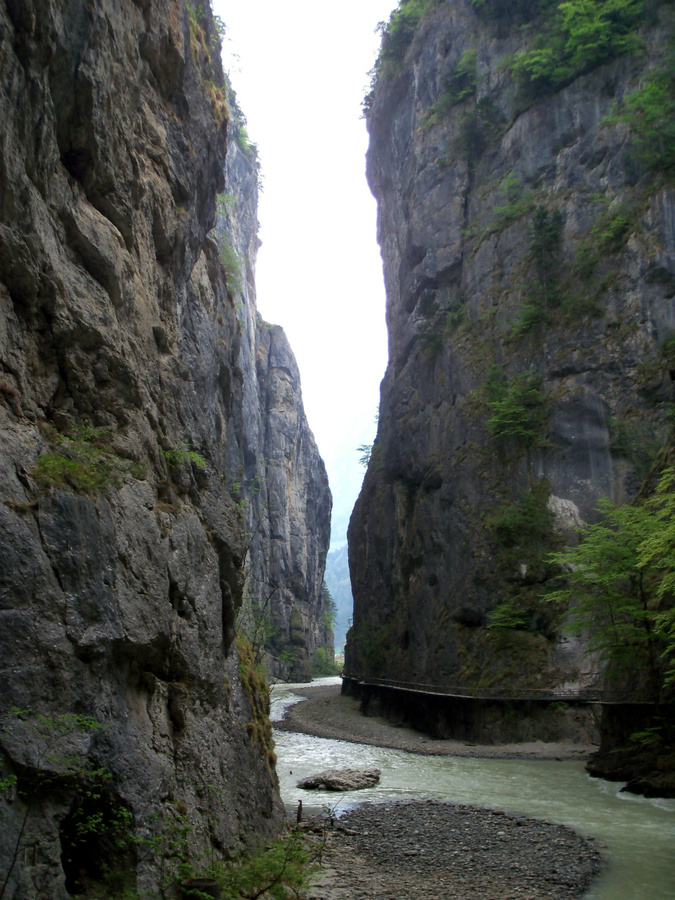 Ущелье Aareschlucht Майринген, Швейцария