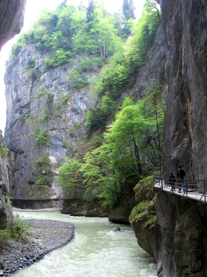 Ущелье Aareschlucht Майринген, Швейцария