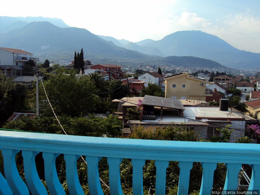 Вид с балкончика отеля Шушань, Черногория
