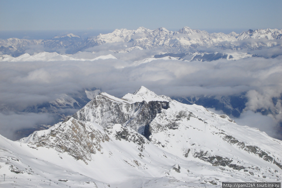 Ледник Китцштайнхорн или 3км над уровнем моря Капрун, Австрия