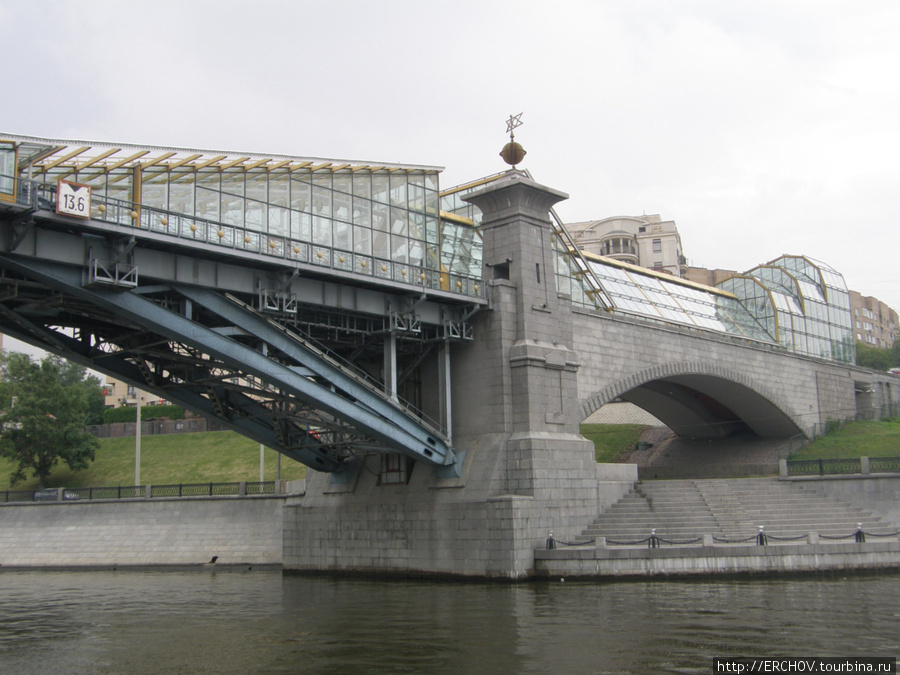 Прогулка по Москва-реке Москва, Россия