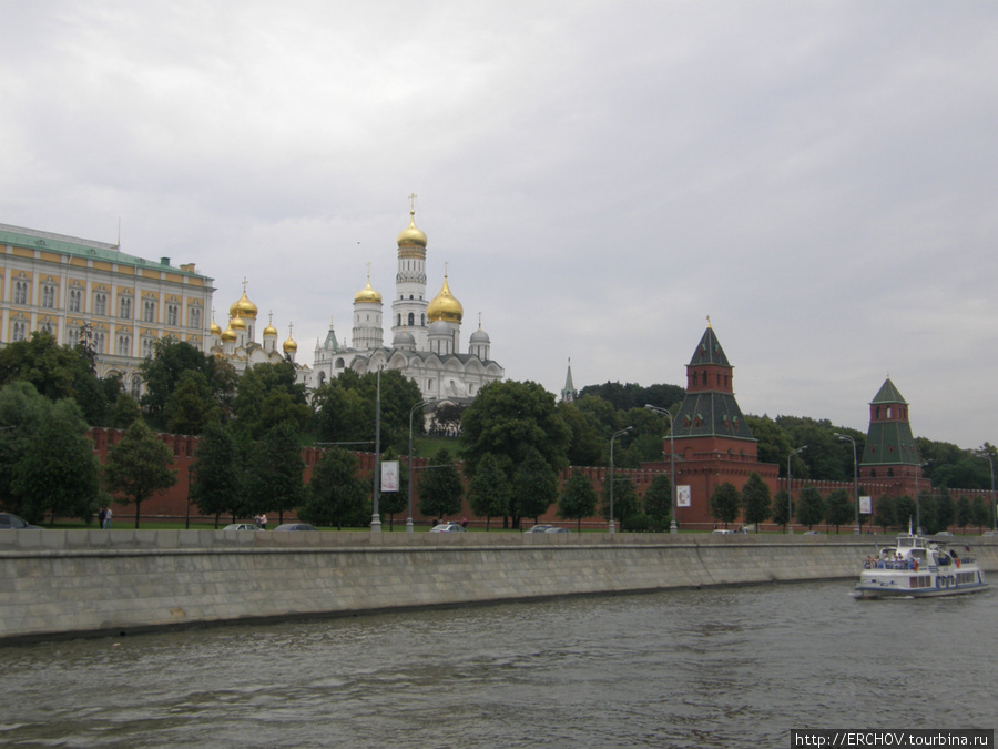 Прогулка по Москва-реке Москва, Россия