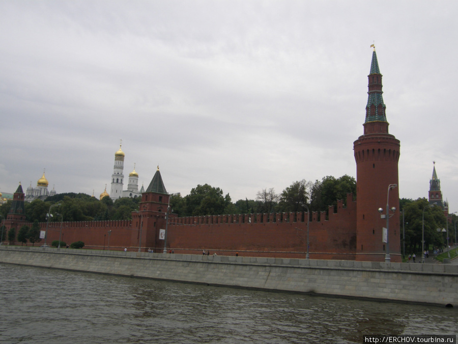 Прогулка по Москва-реке Москва, Россия