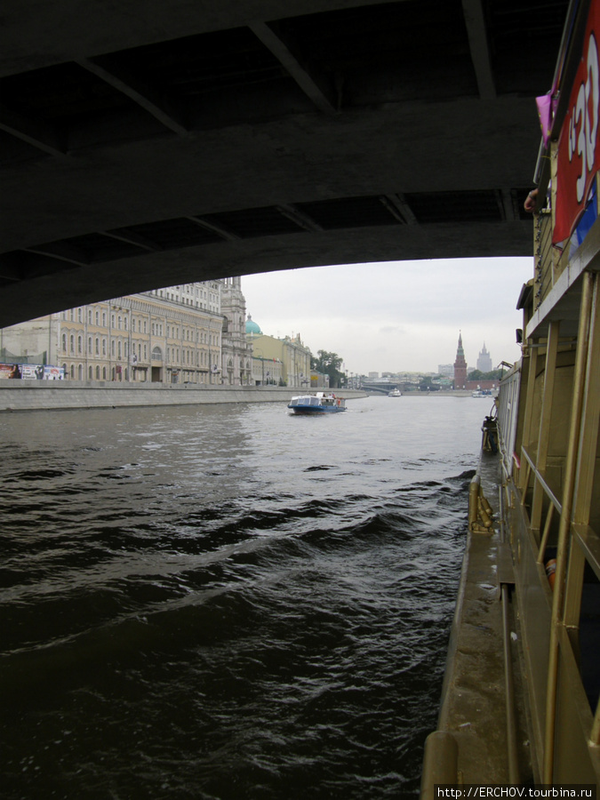 Прогулка по Москва-реке Москва, Россия