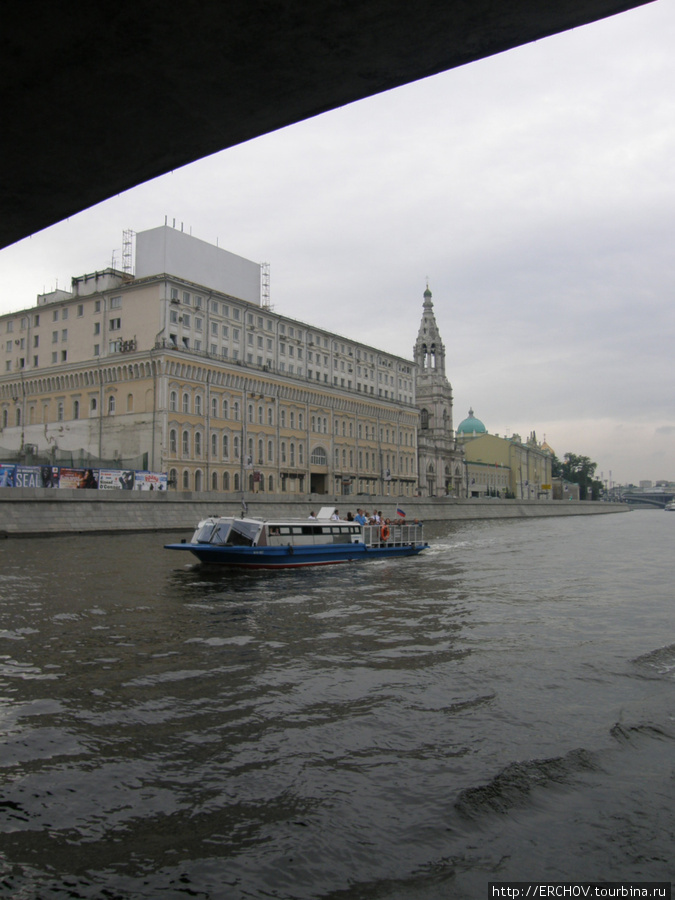 Прогулка по Москва-реке Москва, Россия