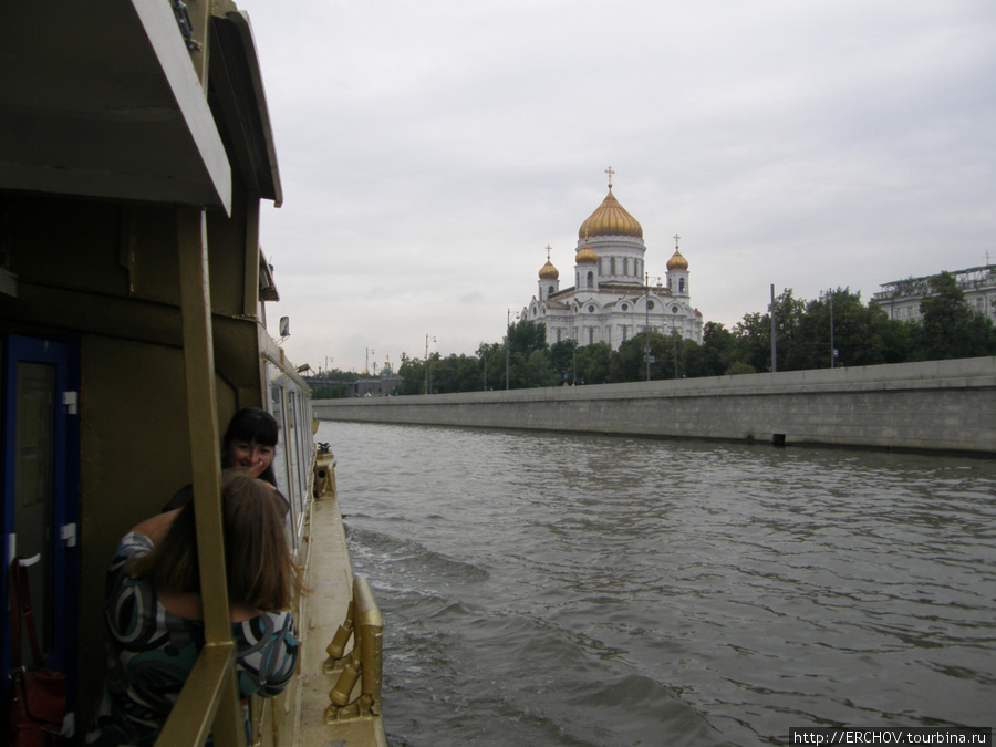 Прогулка по Москва-реке Москва, Россия