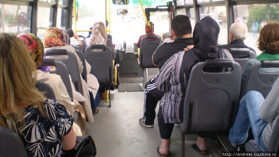 Городской автобус в Самсуне Трабзон, Турция