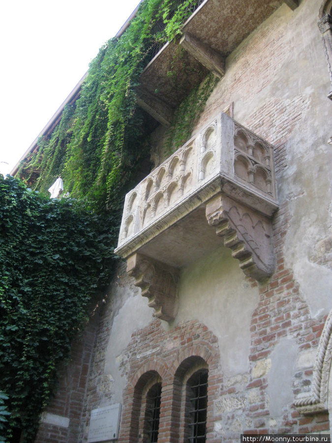 Балкон той самой Джульетты Верона, Италия