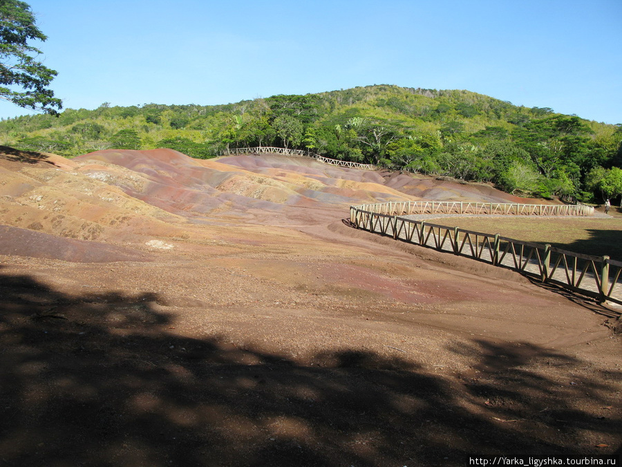 Цветная земля Шамарель Флик-ан-Флак, Маврикий