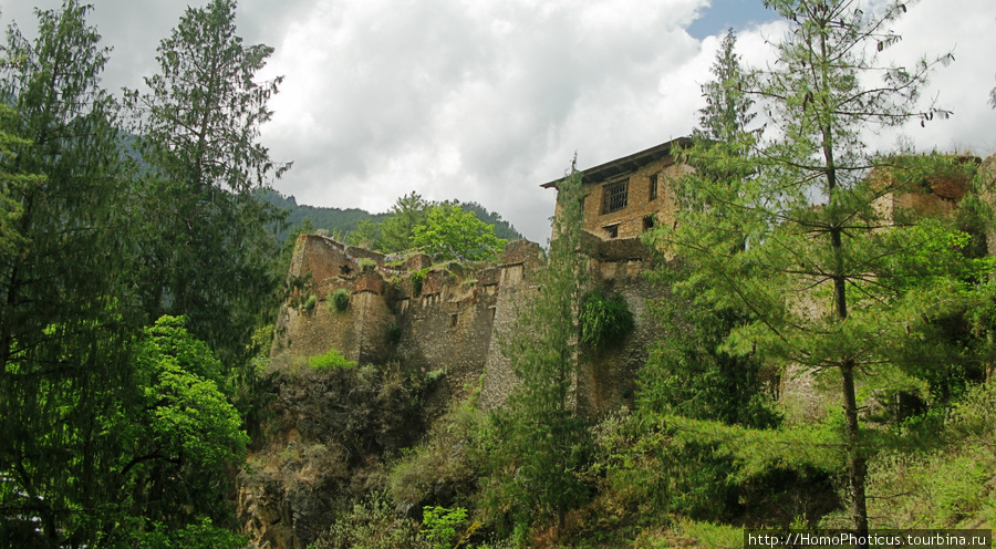 Развалины Друкгьял дзонга Район Паро, Бутан
